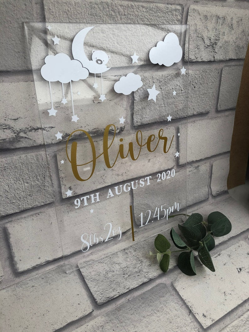 Personalised Baby Birth Signs