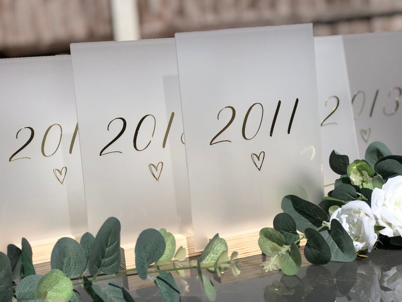 Wedding Table Number