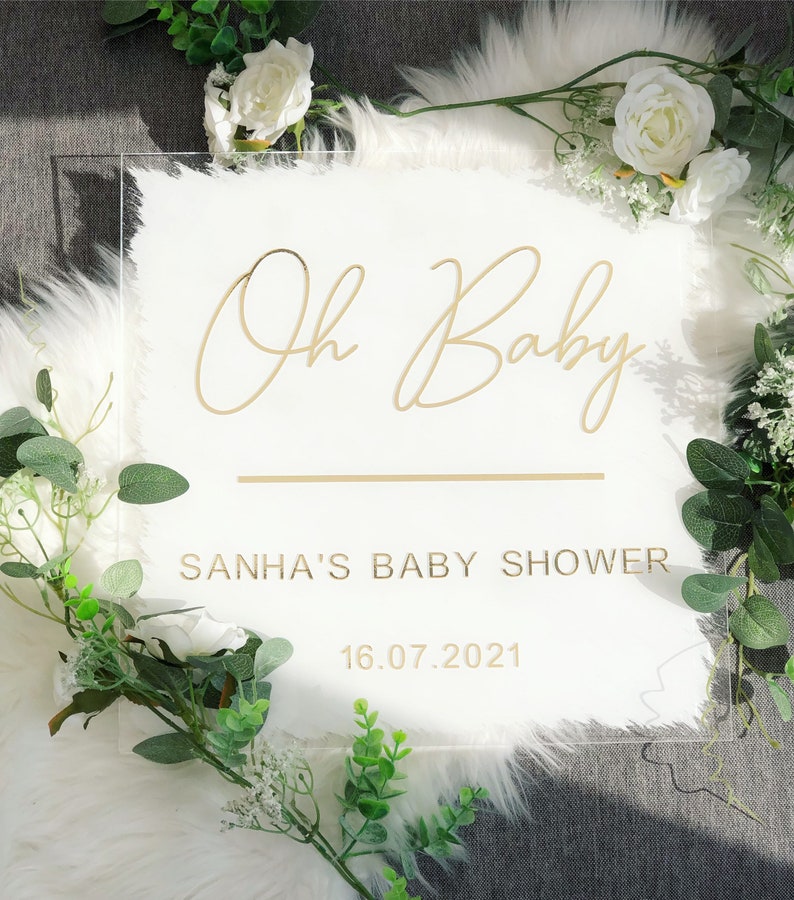Baby Shower Signage