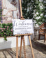 Welcome Wedding Sign